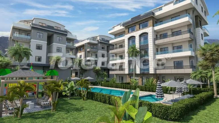 Apartment from the developer in Oba, Alanya sea view pool installment - buy realty in Turkey - 18158
