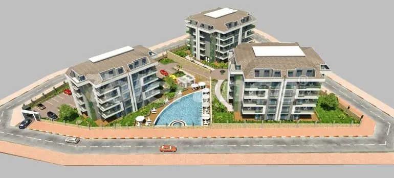 Apartment from the developer in Oba, Alanya sea view pool installment - buy realty in Turkey - 19776
