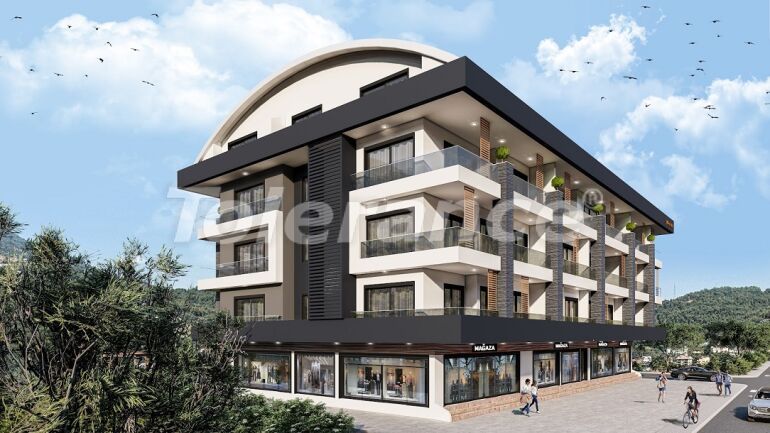 Appartement van de ontwikkelaar in Oba, Alanya zwembad afbetaling - onroerend goed kopen in Turkije - 61068