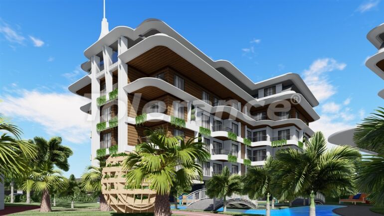 Appartement van de ontwikkelaar in Oba, Alanya zwembad afbetaling - 63770 Appartement van de ontwikkelaar in Oba, Alanya zwembad afbetaling - onroerend goed kopen in Turkije - 63770