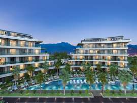 Appartement van de ontwikkelaar in Oba, Alanya zwembad afbetaling - onroerend goed kopen in Turkije - 127888