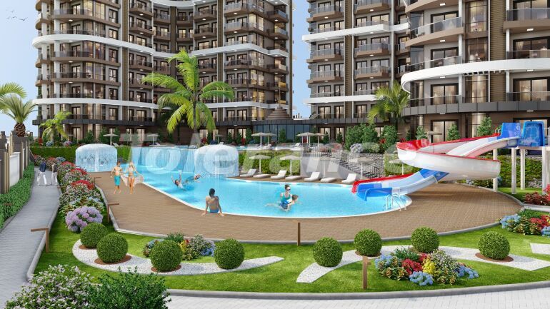 Appartement du développeur еn Payallar, Alanya vue sur la mer piscine versement - acheter un bien immobilier en Turquie - 63712