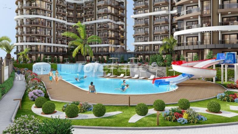 Appartement du développeur еn Payallar, Alanya vue sur la mer piscine versement - acheter un bien immobilier en Turquie - 63712