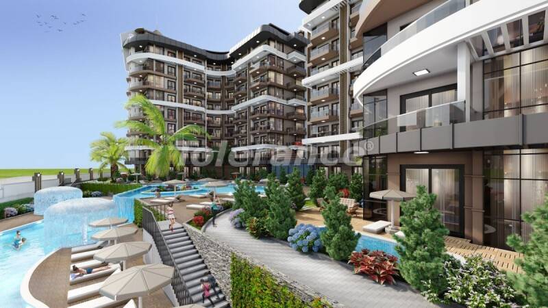 Appartement du développeur еn Payallar, Alanya vue sur la mer piscine versement - acheter un bien immobilier en Turquie - 63718