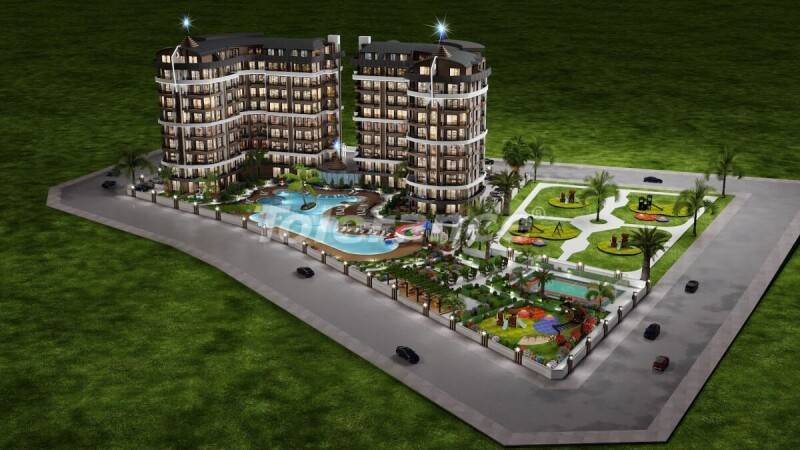 Appartement du développeur еn Payallar, Alanya vue sur la mer piscine versement - acheter un bien immobilier en Turquie - 63723