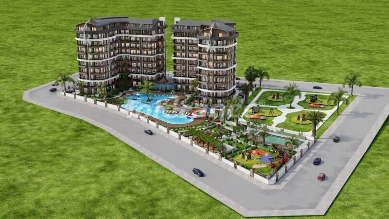 Appartement du développeur еn Payallar, Alanya vue sur la mer piscine versement - acheter un bien immobilier en Turquie - 63725