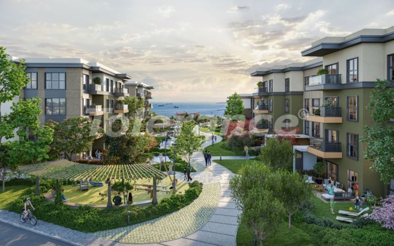 Apartment from the developer in Pendik, İstanbul with sea view with installment - buy realty in Turkey - 132491
