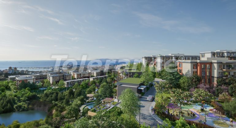Apartment from the developer in Pendik, İstanbul with sea view with installment - buy realty in Turkey - 132496