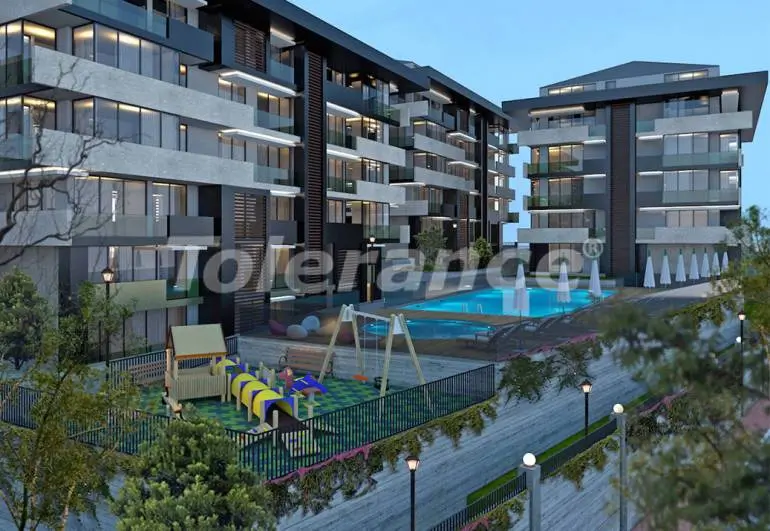 Apartment in Sariyer, İstanbul pool installment - buy realty in Turkey - 10076