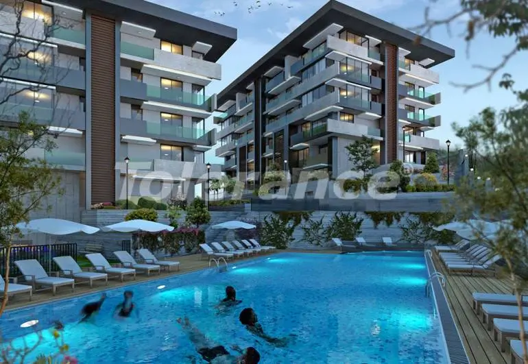 Apartment in Sariyer, İstanbul pool installment - buy realty in Turkey - 10077