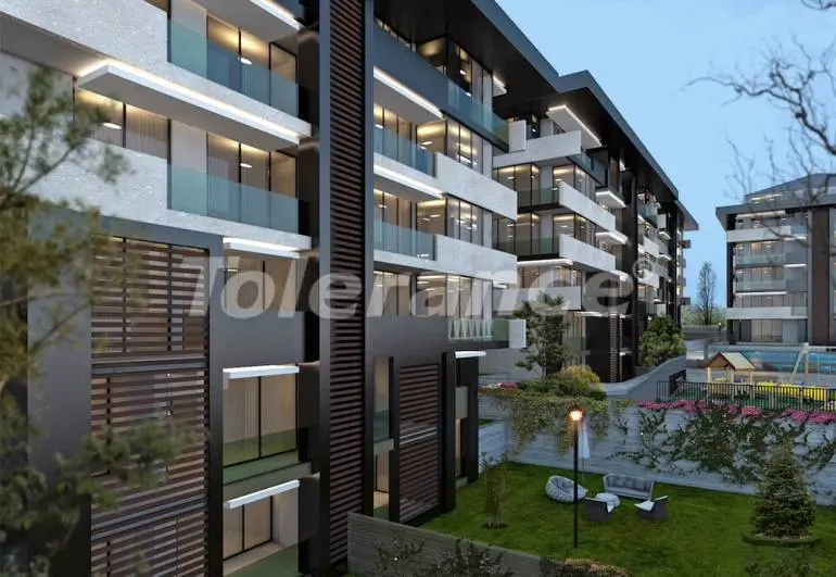 Apartment in Sariyer, İstanbul pool installment - 10081 Apartment in Sariyer, İstanbul pool installment - buy realty in Turkey - 10081