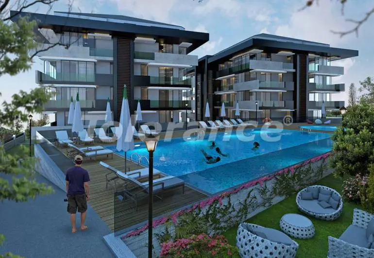 Apartment in Sariyer, İstanbul pool installment - 10091 Apartment in Sariyer, İstanbul pool installment - buy realty in Turkey - 10091
