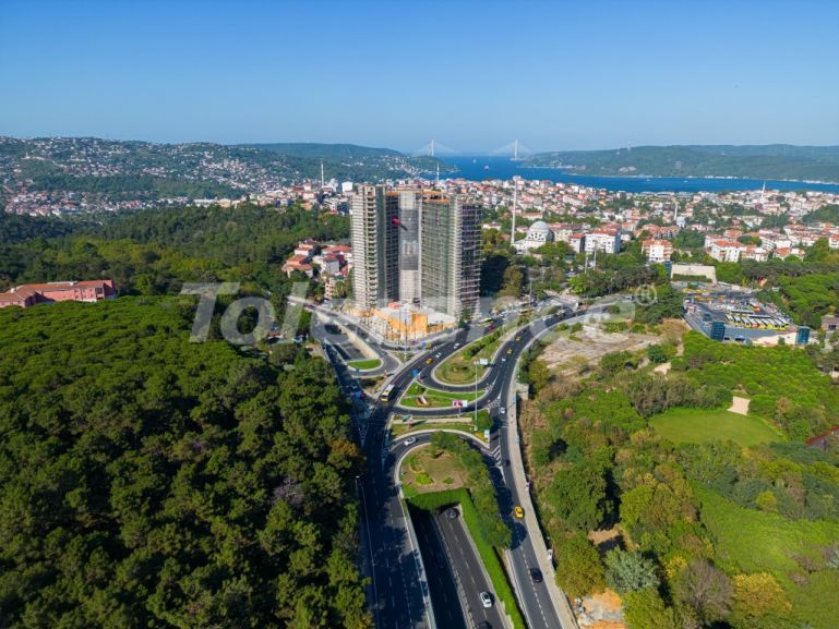 Appartement van de ontwikkelaar in Sarıyer, Istanboel zeezicht zwembad afbetaling - onroerend goed kopen in Turkije - 131731