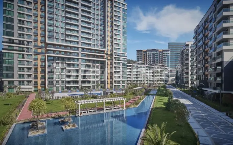 Apartment in Sariyer, İstanbul with pool - 23050 Apartment in Sariyer, İstanbul with pool - buy realty in Turkey - 23050