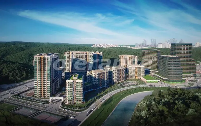 Apartment in Sariyer, İstanbul with pool - 23053 Apartment in Sariyer, İstanbul with pool - buy realty in Turkey - 23053
