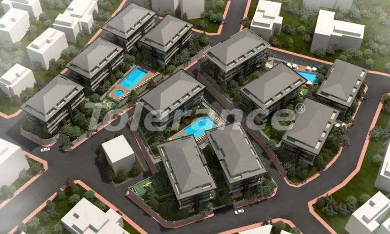 Apartment in Sariyer, İstanbul pool installment - 36578 Apartment in Sariyer, İstanbul pool installment - buy realty in Turkey - 36578