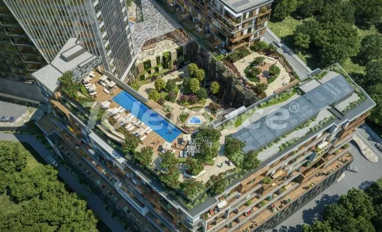 Apartment vom entwickler in Şişli, Istanbul pool ratenzahlung - immobilien in der Türkei kaufen - 25742