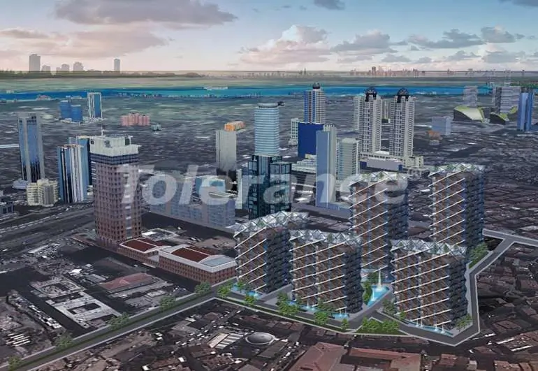Apartment in Sisli, İstanbul pool - 7185 Apartment in Sisli, İstanbul pool - buy realty in Turkey - 7185