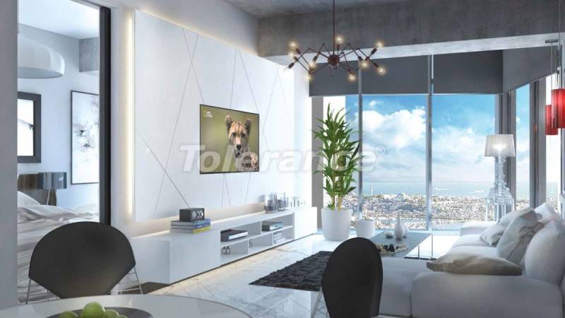 شقق في:في شيشلي, إسطنبول مسبح تقسيط - شراء عقار في تركيا - 18489