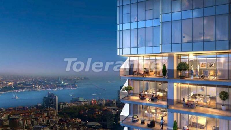 شقق في:في شيشلي, إسطنبول مسبح تقسيط - شراء عقار في تركيا - 406