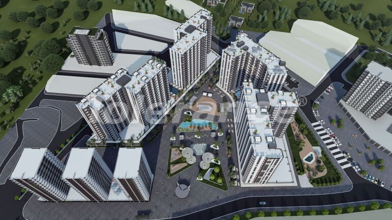 Apartment vom entwickler in Tarsus, Mersin pool - immobilien in der Türkei kaufen - 60148