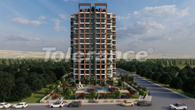 Apartment vom entwickler in Tece, Mersin pool ratenzahlung - immobilien in der Türkei kaufen - 100677