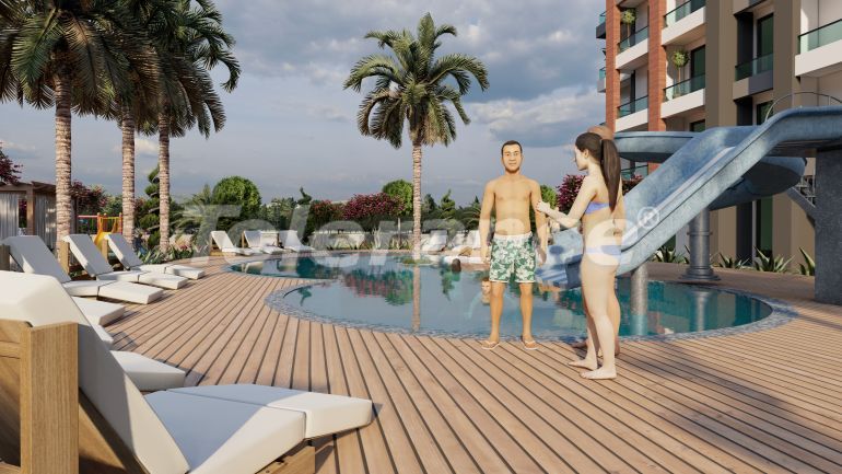 Apartment from the developer in Tece, Mersin, Mersin with pool with installment - buy realty in Turkey - 100678