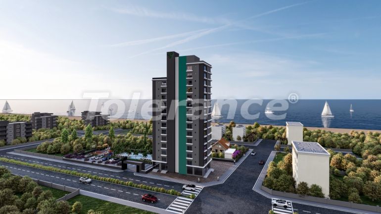 Apartment vom entwickler in Tece, Mersin meeresblick pool ratenzahlung - immobilien in der Türkei kaufen - 131698
