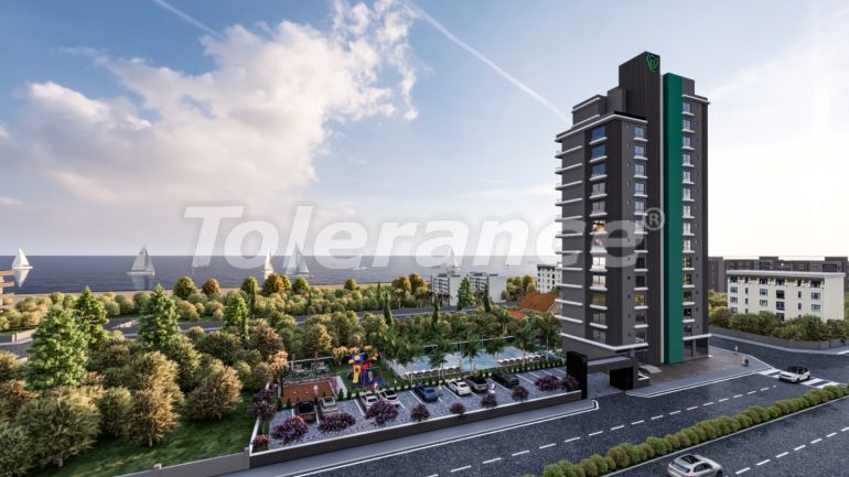 Apartment vom entwickler in Tece, Mersin meeresblick pool ratenzahlung - immobilien in der Türkei kaufen - 131699