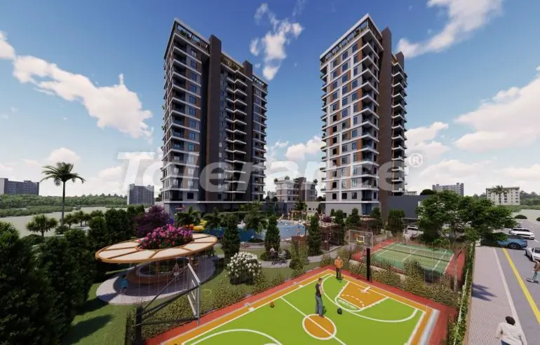 Apartment from the developer in Tece, Mersin, Mersin with sea view with pool with installment - buy realty in Turkey - 35818