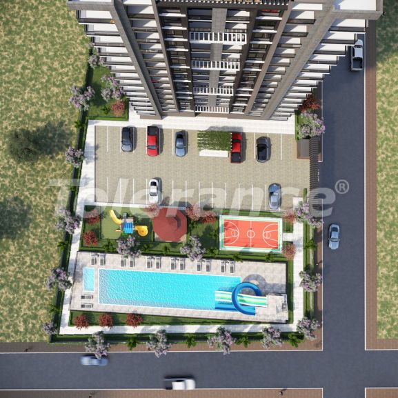 آپارتمان که در تجه, مرسین منظره دریا استخر اقساط - خرید ملک در ترکیه - 47325