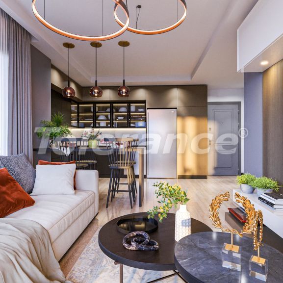 آپارتمان از سازنده که در تجه, مرسین منظره دریا استخر اقساط - خرید ملک در ترکیه - 51315