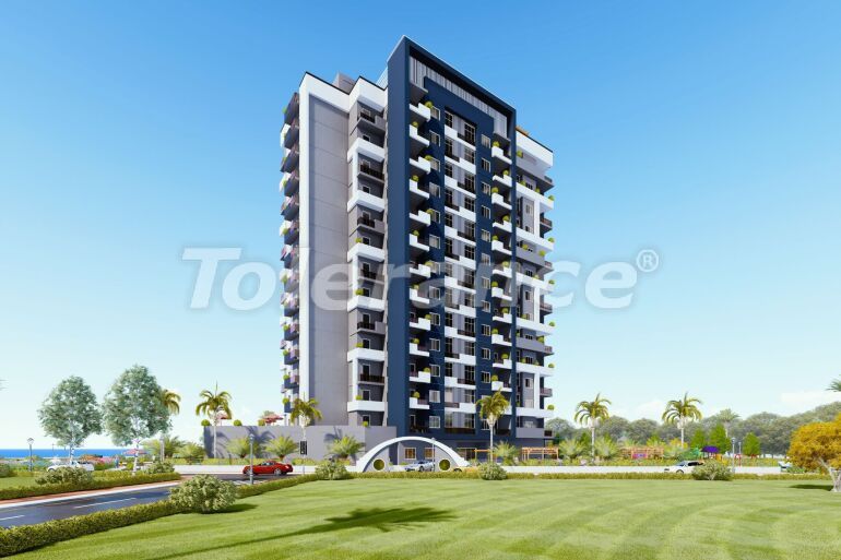 Apartment vom entwickler in Tece, Mersin meeresblick pool ratenzahlung - immobilien in der Türkei kaufen - 57922