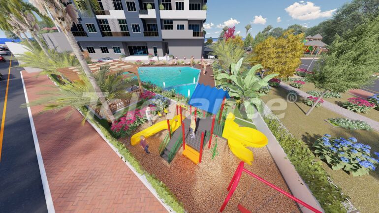 Appartement du développeur еn Tece, Mersin vue sur la mer piscine - 57923 Appartement du développeur еn Tece, Mersin vue sur la mer piscine - acheter un bien immobilier en Turquie - 57923