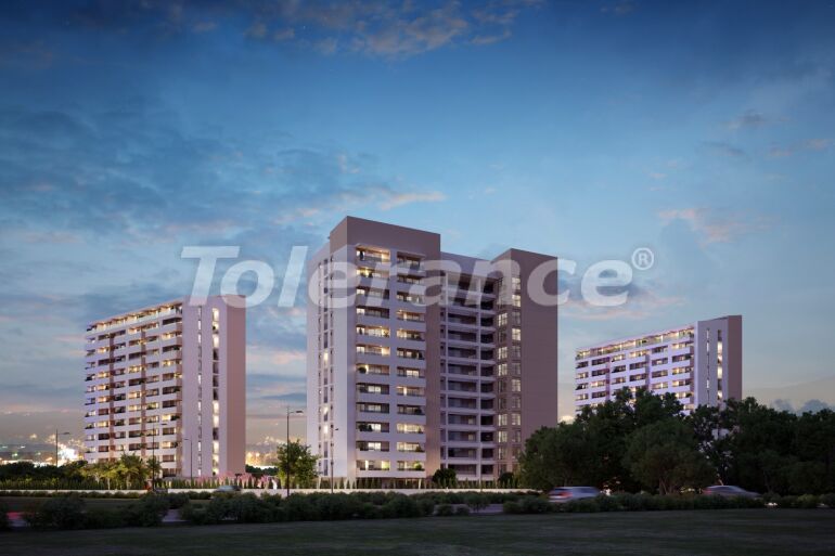 Apartment from the developer in Tece, Mersin, Mersin with sea view with pool with installment - buy realty in Turkey - 62162