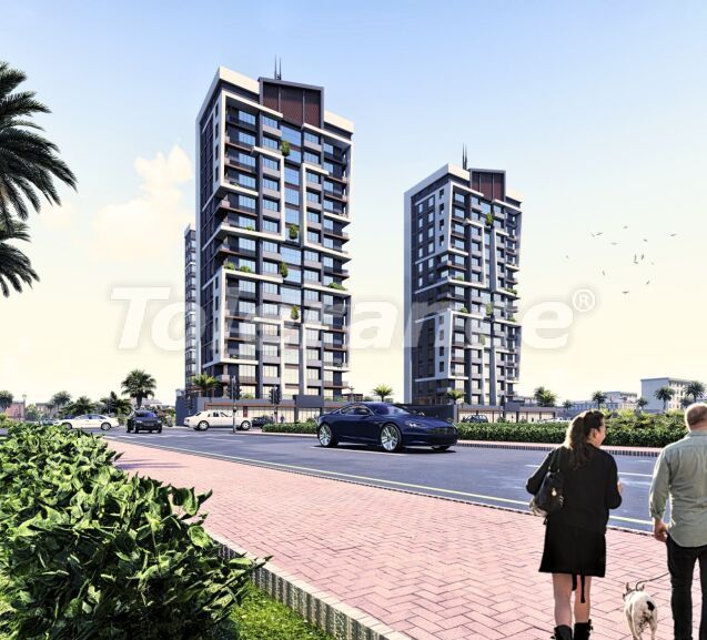 آپارتمان از سازنده که در تجه, مرسین منظره دریا استخر اقساط - خرید ملک در ترکیه - 62399