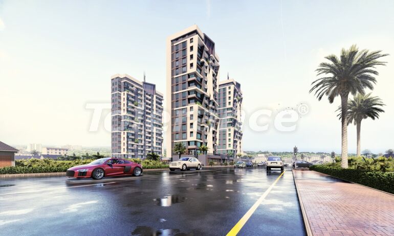 آپارتمان از سازنده که در تجه, مرسین منظره دریا استخر اقساط - خرید ملک در ترکیه - 62400