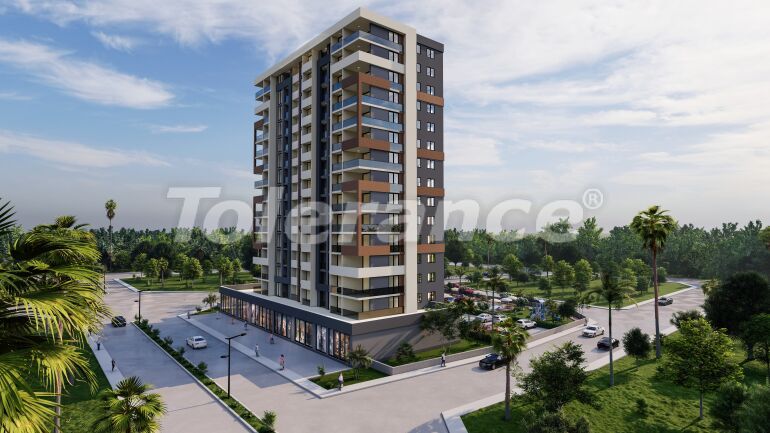 Apartment from the developer in Tece, Mersin, Mersin with sea view with pool with installment - buy realty in Turkey - 63380