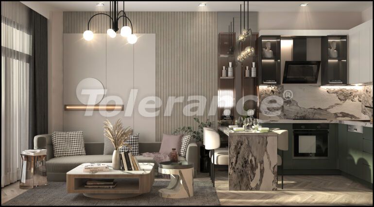 Appartement van de ontwikkelaar in Tece, Mersin zeezicht zwembad afbetaling - 63382 Appartement van de ontwikkelaar in Tece, Mersin zeezicht zwembad afbetaling - onroerend goed kopen in Turkije - 63382