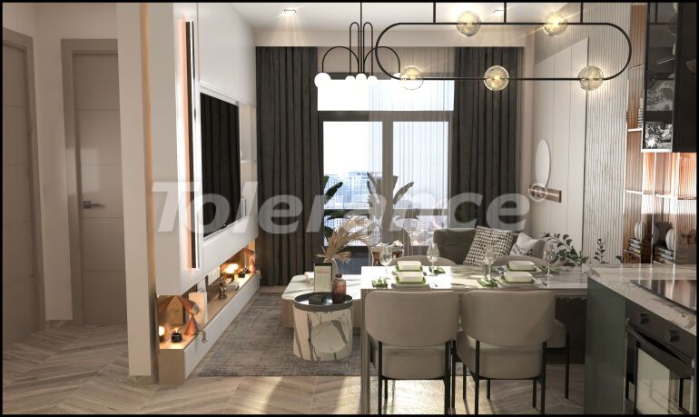 Appartement van de ontwikkelaar in Tece, Mersin zeezicht zwembad afbetaling - 63383 Appartement van de ontwikkelaar in Tece, Mersin zeezicht zwembad afbetaling - onroerend goed kopen in Turkije - 63383