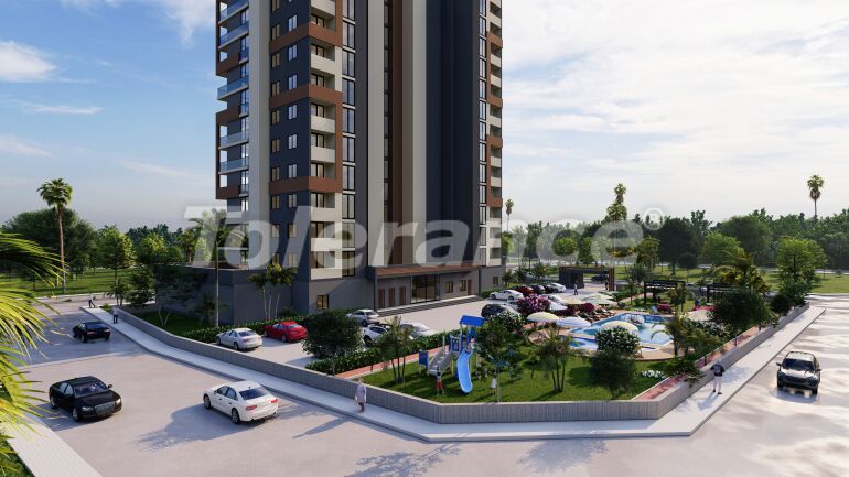 Appartement van de ontwikkelaar in Tece, Mersin zeezicht zwembad afbetaling - 63401 Appartement van de ontwikkelaar in Tece, Mersin zeezicht zwembad afbetaling - onroerend goed kopen in Turkije - 63401