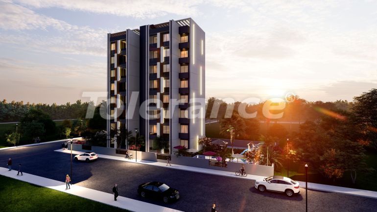 Apartment from the developer in Tece, Mersin, Mersin with pool with installment - buy realty in Turkey - 80041