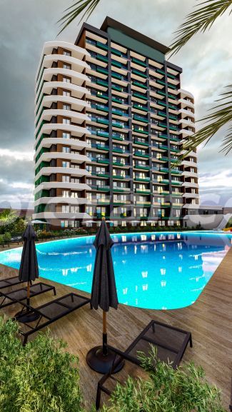 Apartment from the developer in Tece, Mersin, Mersin with pool with installment - buy realty in Turkey - 83779