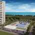 Appartement van de ontwikkelaar in Tece, Mersin zeezicht zwembad afbetaling - onroerend goed kopen in Turkije - 57241