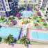 Appartement van de ontwikkelaar in Tece, Mersin zeezicht zwembad afbetaling - onroerend goed kopen in Turkije - 62402