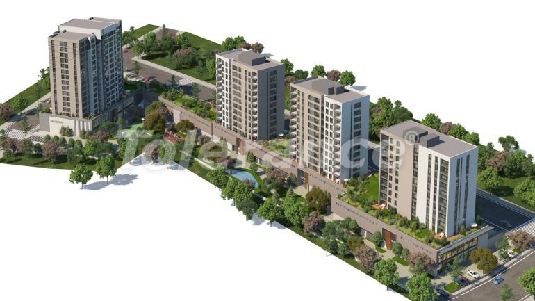 آپارتمان از سازنده که در توپکاپی, استانبول استخر اقساط - خرید ملک در ترکیه - 133262