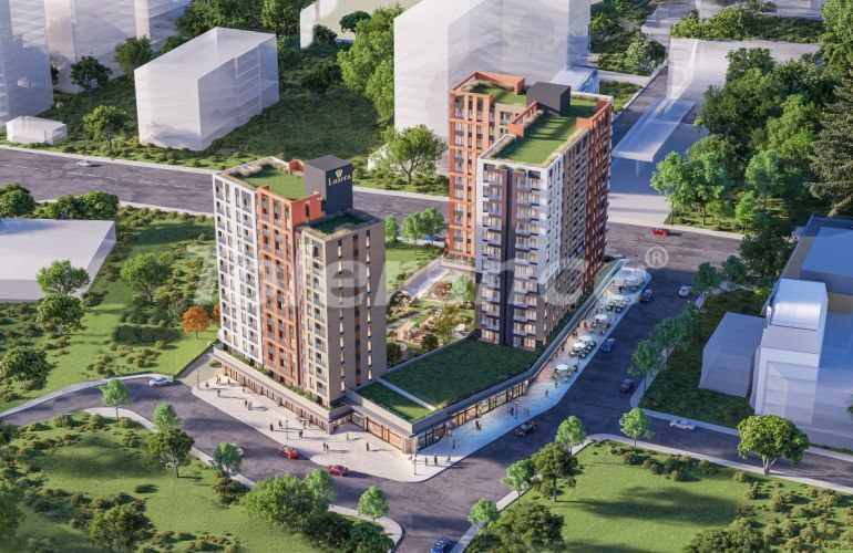 Apartment vom entwickler in Topkapı, Istanbul pool ratenzahlung - immobilien in der Türkei kaufen - 133382