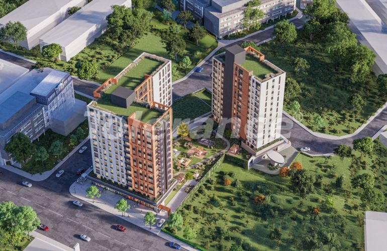 Apartment vom entwickler in Topkapı, Istanbul pool ratenzahlung - immobilien in der Türkei kaufen - 133387