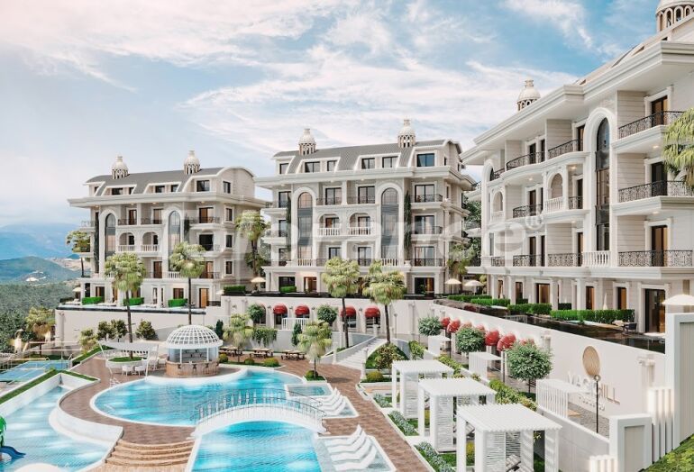 Appartement du développeur еn Türkler, Alanya vue sur la mer piscine versement - acheter un bien immobilier en Turquie - 61585