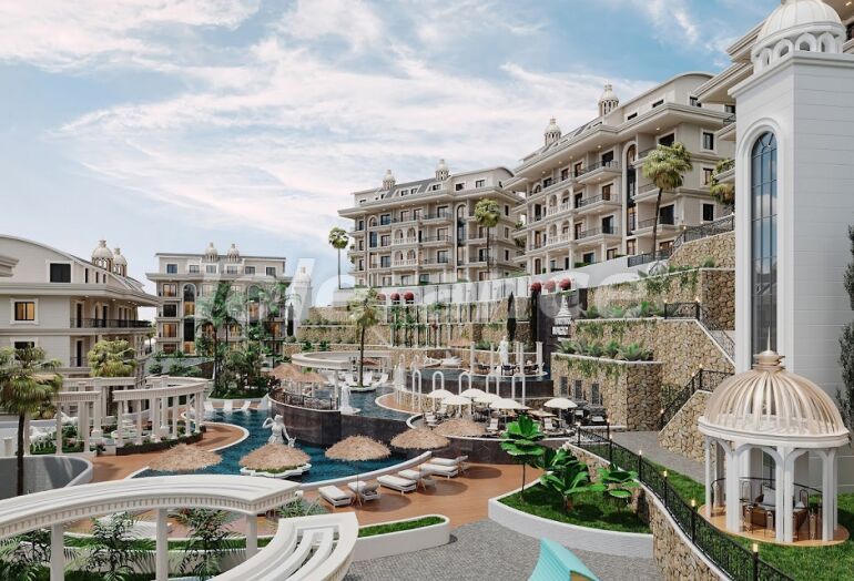 Apartment from the developer in Türkler, Alanya with sea view with pool with installment - buy realty in Turkey - 61594